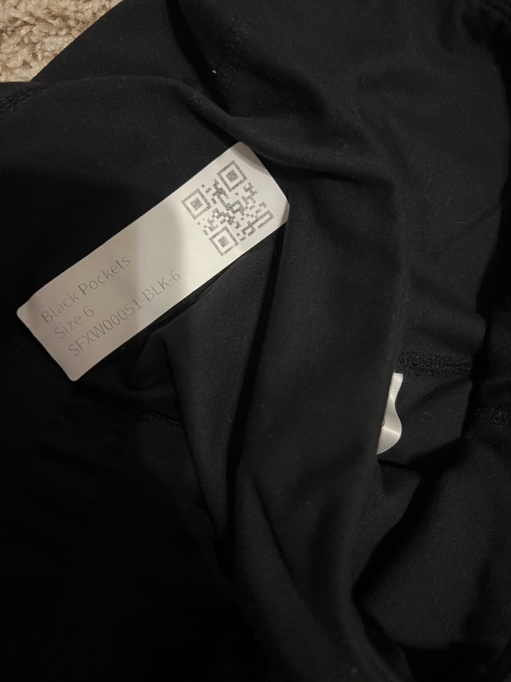 NWT! Sweetflexx Resistance Band Hi Rise Black Full Length Leggings sizes 2, 6, 8 - Picture 10 of 15